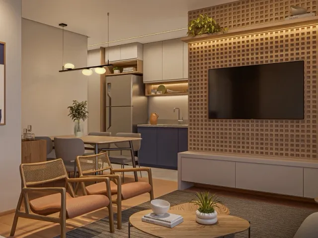Apartamento 1 quarto e 1 banheiro, à venda, no bairro Centro Cívico em Mogi das Cruzes