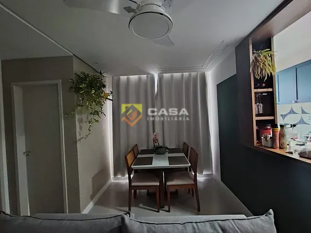 Apartamento 2 quartos e 1 banheiro, à venda, no bairro Estância Monazítica em Serra