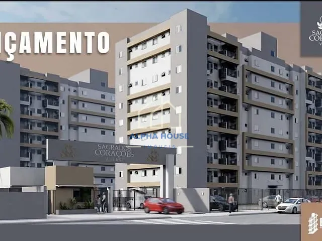 Apartamento 2 quartos e 1 banheiro, à venda, no bairro Nossa Senhora do Perpétuo Socorro em Pindamonhangaba