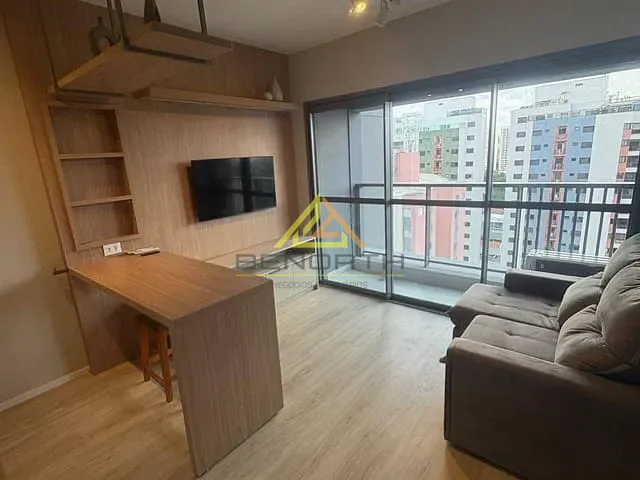 Apartamento com 34m² 1 quarto e 1 banheiro, para alugar, no bairro Indianópolis em São Paulo