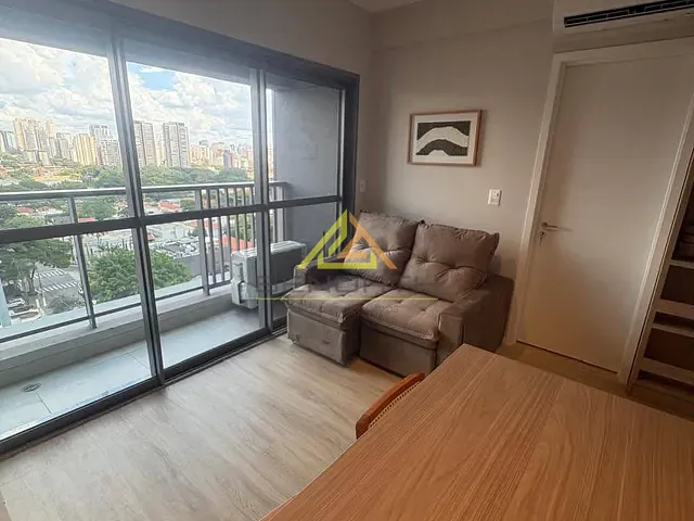 Apartamento com 34m² 1 quarto e 1 banheiro, para alugar, no bairro Indianópolis em São Paulo