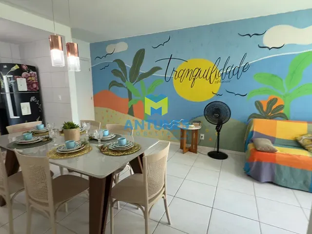 Apartamento com 67m² 3 quartos e 2 banheiros, para alugar, no bairro Muro Alto em Ipojuca