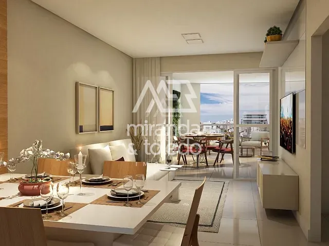 Apartamento com 118m² 3 quartos e 2 banheiros, à venda, no bairro Praia do Morro em Guarapari