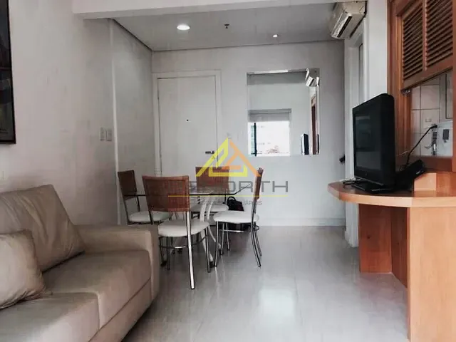 Apartamento com 50m² 1 quarto e 2 banheiros, para alugar, no bairro Moema em São Paulo