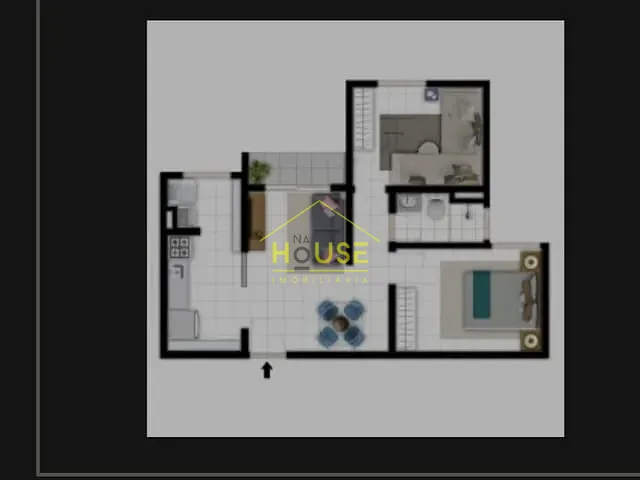 Apartamento com 49m² 2 quartos e 1 banheiro, à venda, no bairro Loteamento São Vicente de Paula em Votuporanga