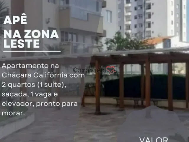 Apartamento 2 quartos e 1 banheiro, à venda, no bairro Chácara Califórnia em São Paulo