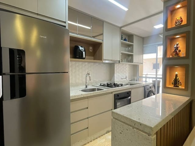 Apartamento com 60m² 2 quartos e 1 banheiro, à venda, no bairro Jardim Dona Regina em Santa Bárbara D'Oeste