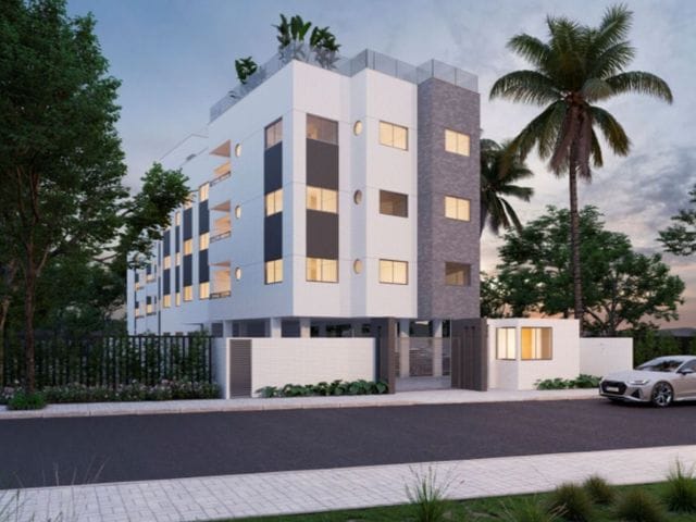 Apartamento 2 quartos e 1 banheiro, à venda, no bairro Ponta de Campina em Cabedelo