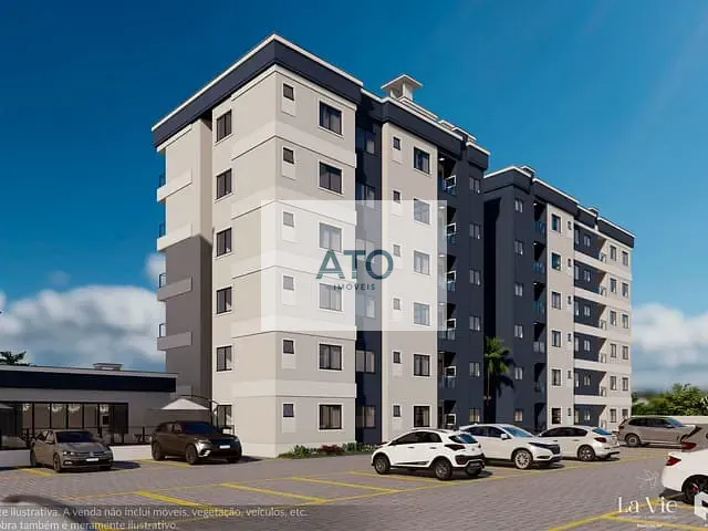 Apartamento 2 quartos e 2 banheiros, à venda, no bairro XV de Novembro em Tijucas