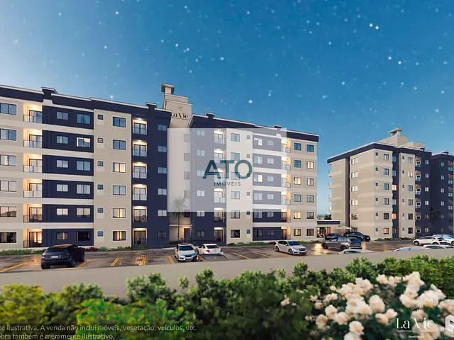 Apartamento 2 quartos e 2 banheiros, à venda, no bairro XV de Novembro em Tijucas