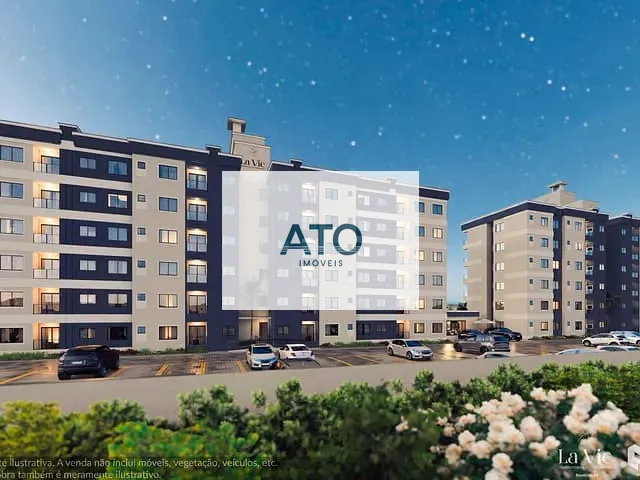 Apartamento 2 quartos e 2 banheiros, à venda, no bairro XV de Novembro em Tijucas