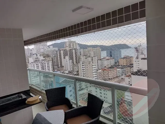 Apartamento com 75m² 2 quartos e 2 banheiros, à venda, no bairro Boqueirão em Praia Grande