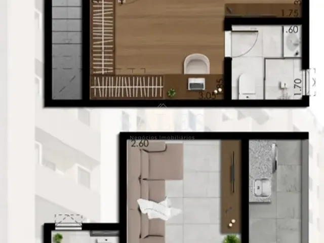 Cobertura / Penthouse com 83m² 2 quartos e 3 banheiros, à venda, no bairro Mariano Procópio em Juiz de Fora