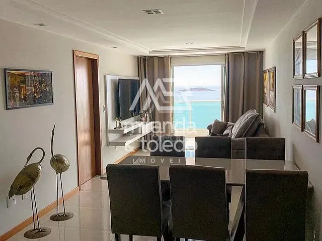 Apartamento com 111m² 3 quartos e 2 banheiros, à venda, no bairro Praia do Morro em Guarapari