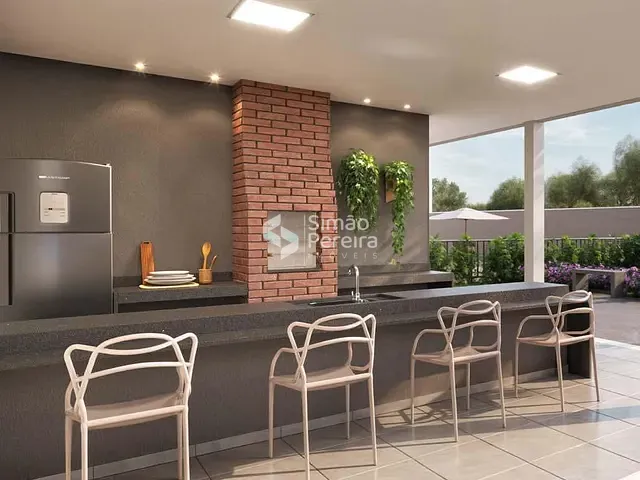 Apartamento 2 quartos e 1 banheiro, à venda, no bairro Industrial em Juiz de Fora
