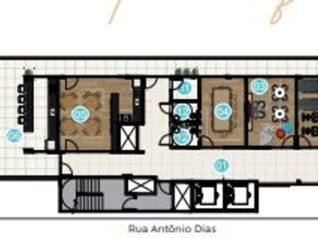 Apartamento 3 quartos e 2 banheiros, à venda, no bairro Centro em Juiz de Fora