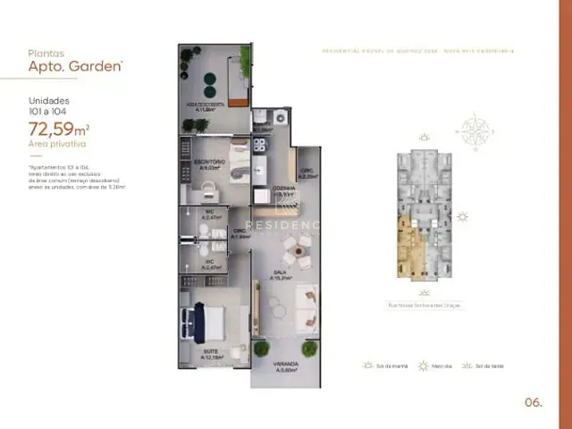 Apartamento 2 quartos e 2 banheiros, à venda, no bairro São Geraldo em Volta Redonda