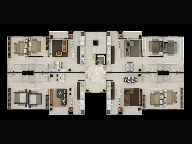 Apartamento 2 quartos e 2 banheiros, à venda, no bairro Monte Alegre em Camboriú