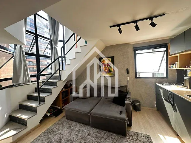 Apartamento 1 quarto e 2 banheiros, à venda, no bairro Brooklin Paulista em São Paulo