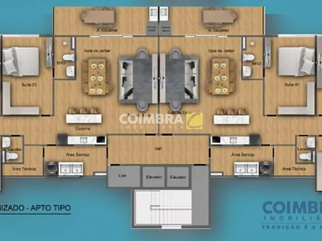 Apartamento com 188m² 3 quartos e 3 banheiros, à venda, no bairro Aldeia em Santarém