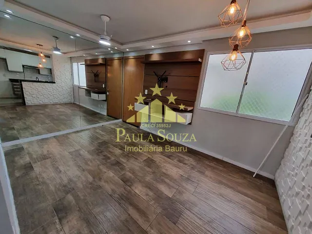 Apartamento 2 quartos e 1 banheiro, à venda, no bairro Parque das Nações em Bauru