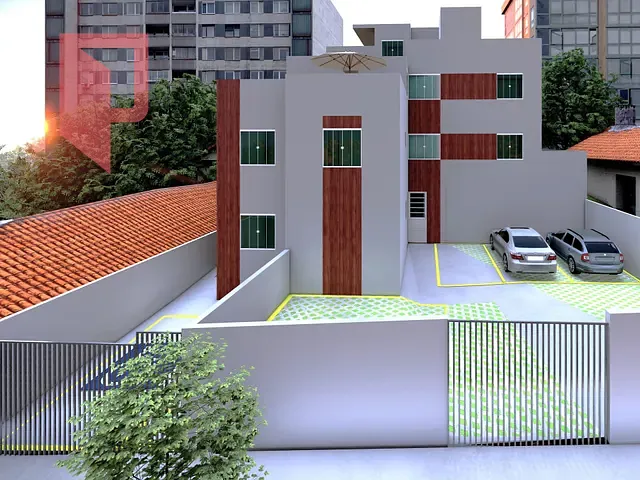 Apartamento com 87m² 3 quartos e 1 banheiro, à venda, no bairro Parque Xangri-Lá em Contagem