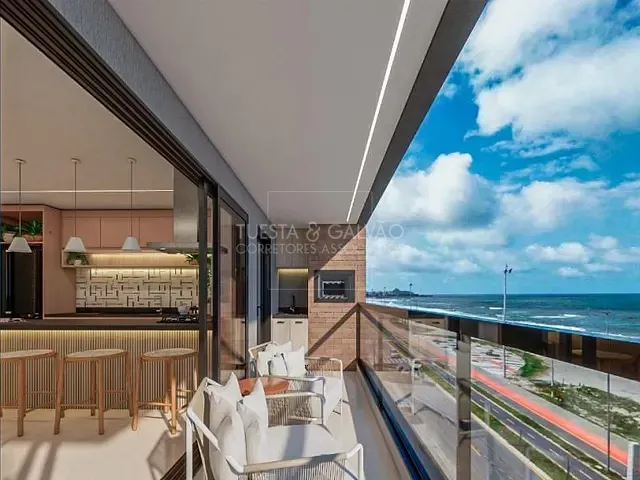Apartamento com 141m² 3 quartos e 5 banheiros, à venda, no bairro Flamingo em Matinhos