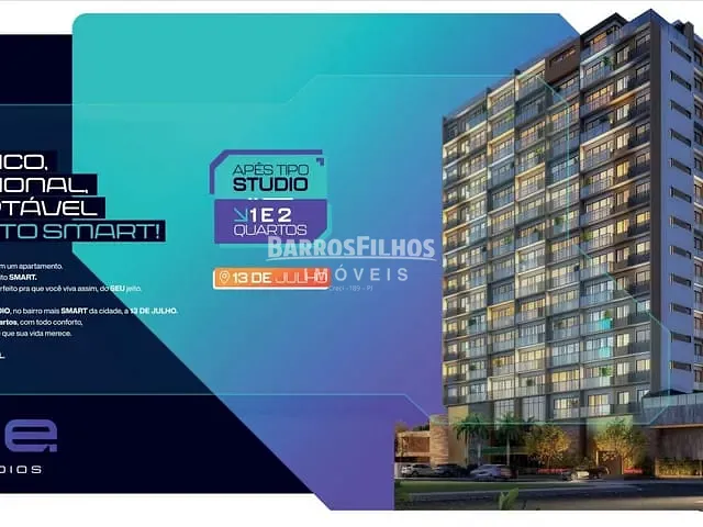 Apartamento com 0m² 1 quarto e 1 banheiro, à venda, no bairro Treze de Julho em Aracaju