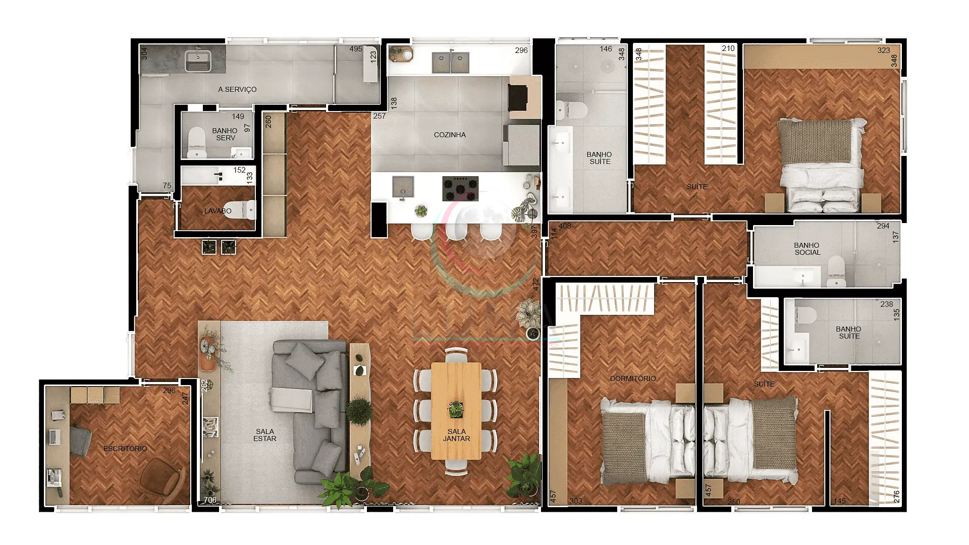 Apartamento, 3 quartos, 158 m² - Foto 4