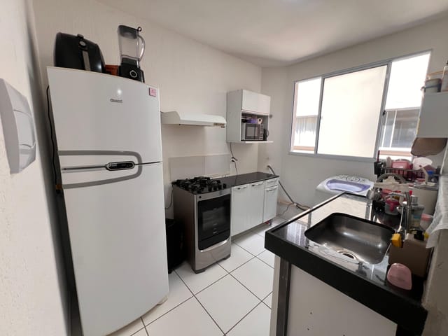 Apartamento 2 quartos e 1 banheiro, à venda, no bairro Chácaras Bom Jesus em Contagem