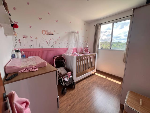 Apartamento 2 quartos e 1 banheiro, à venda, no bairro Chácaras Bom Jesus em Contagem