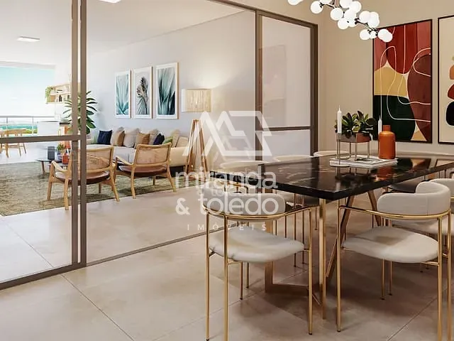 Apartamento com 265m² 4 quartos e 5 banheiros, à venda, no bairro Praia do Morro em Guarapari