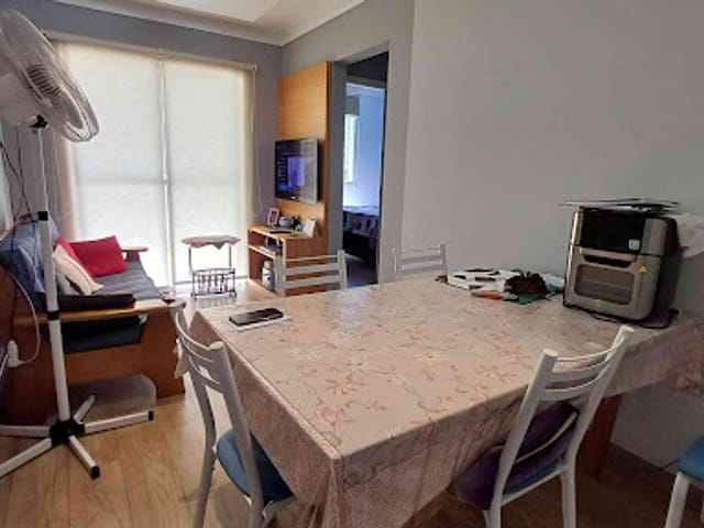 Apartamento com 45m² 2 quartos e 1 banheiro, à venda, no bairro Guarapiranga em São Paulo