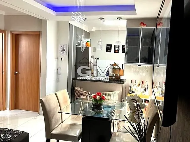 Apartamento 2 quartos e 1 banheiro, à venda, no bairro Reserva Real em Rua João e Guiomar Soeira