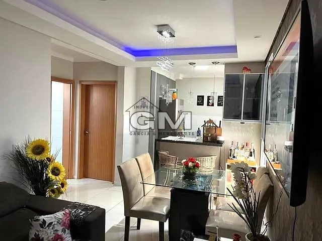 Apartamento 2 quartos e 1 banheiro, à venda, no bairro Reserva Real em Rua João e Guiomar Soeira