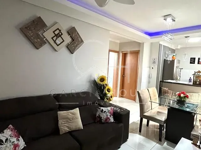 Apartamento 2 quartos e 1 banheiro, à venda, no bairro Reserva Real em Rua João e Guiomar Soeira