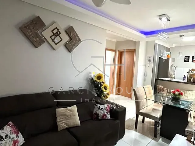Apartamento 2 quartos e 1 banheiro, à venda, no bairro Reserva Real em Rua João e Guiomar Soeira