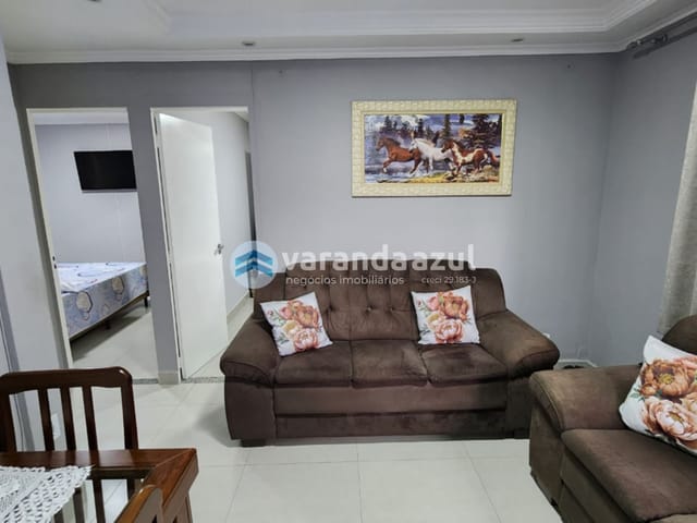 Apartamento 2 quartos e 1 banheiro, à venda, no bairro Conjunto Residencial do Bosque em Mogi das Cruzes