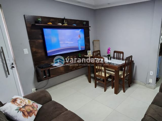 Apartamento 2 quartos e 1 banheiro, à venda, no bairro Conjunto Residencial do Bosque em Mogi das Cruzes
