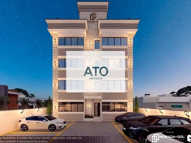 Apartamento 2 quartos e 1 banheiro, à venda, no bairro areias em Tijucas