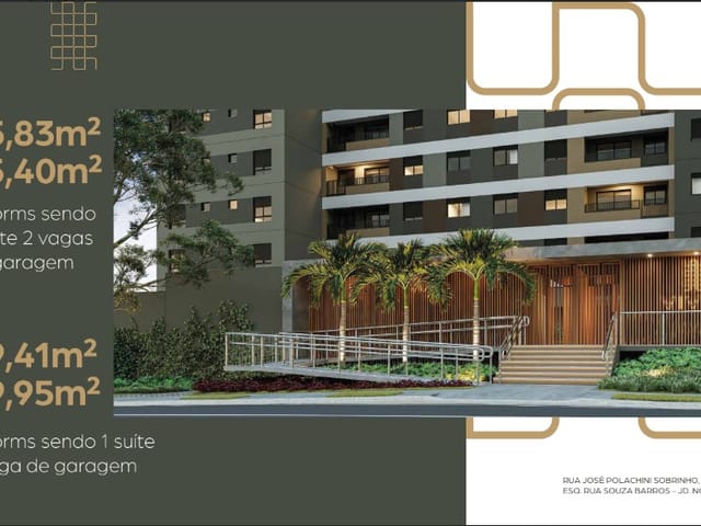 Apartamento 2 quartos e 2 banheiros, à venda, no bairro Jardim Urano em São José do Rio Preto