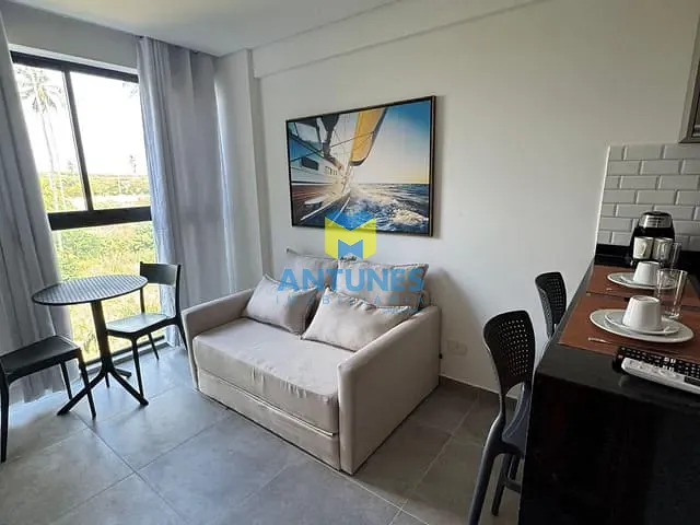Apartamento com 28m² 1 quarto e 1 banheiro, para alugar, no bairro Porto de Galinhas em Ipojuca