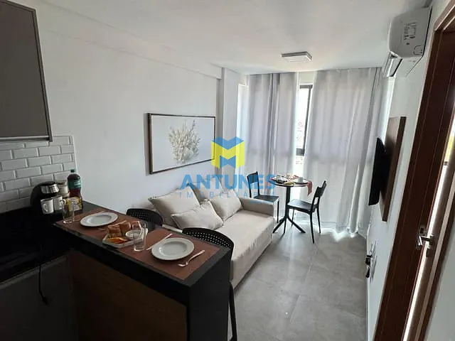 Apartamento com 28m² 1 quarto e 1 banheiro, para alugar, no bairro Porto de Galinhas em Ipojuca