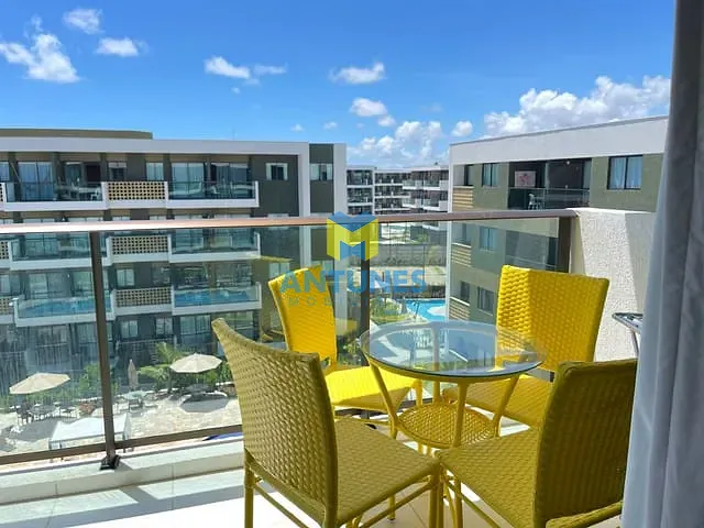 Apartamento com 58m² 2 quartos e 2 banheiros, para alugar, no bairro Muro Alto em Ipojuca