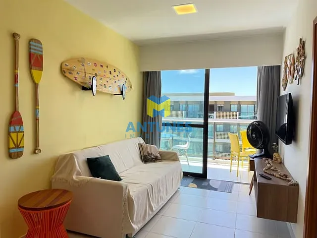 Apartamento com 58m² 2 quartos e 2 banheiros, para alugar, no bairro Muro Alto em Ipojuca