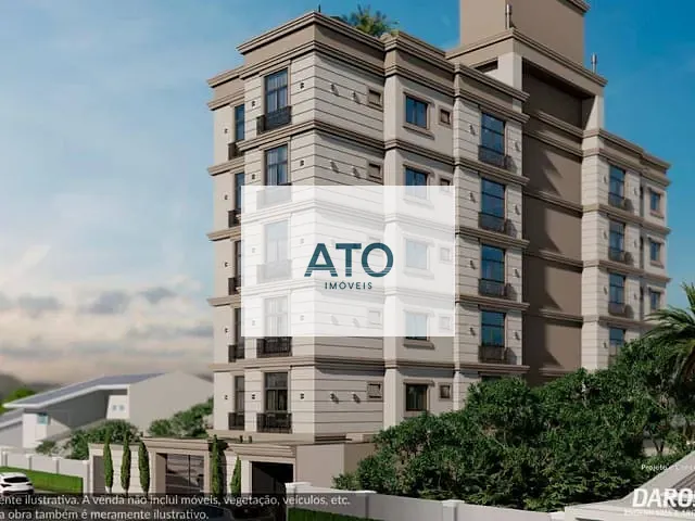 Apartamento 2 quartos e 2 banheiros, à venda, no bairro centro em Tijucas