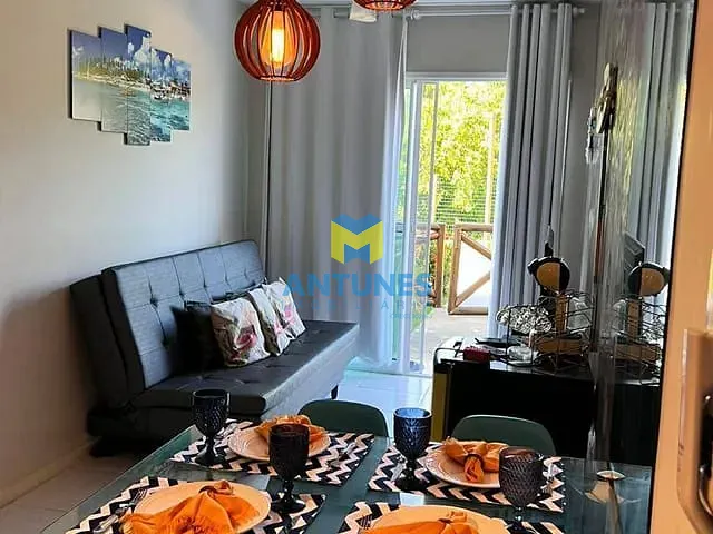 Apartamento com 50m² 1 quarto e 1 banheiro, à venda, no bairro Porto de Galinhas em Ipojuca