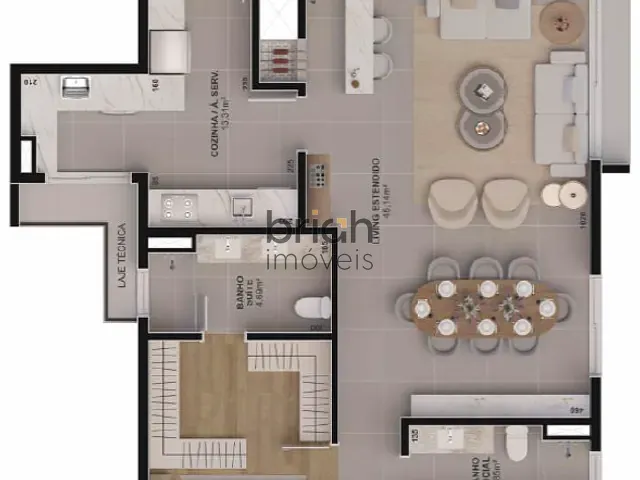Apartamento 3 quartos e 3 banheiros, à venda, no bairro Vila Rosa em Novo Hamburgo