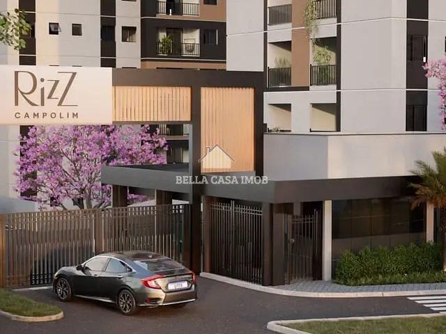 Apartamento com 61m² 2 quartos e 2 banheiros, à venda, no bairro Parque Campolim em Sorocaba