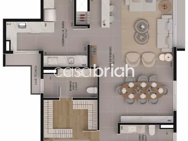 Apartamento 3 quartos e 3 banheiros, à venda, no bairro Vila Rosa em Novo Hamburgo